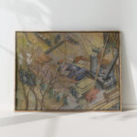 construction site of ig farben 2 1928 pauline kowarzik high quality print