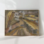 construction site of ig farben 3 1928 pauline kowarzik high quality print