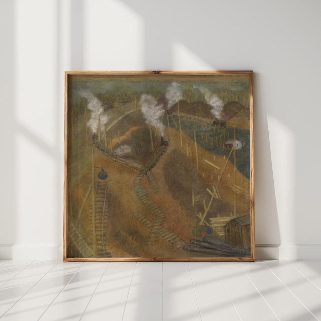 construction site of ig farben pauline kowarzik high quality print