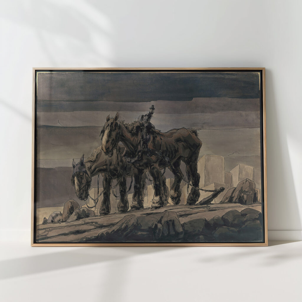 construction slaves 1922 alfred ost high quality print