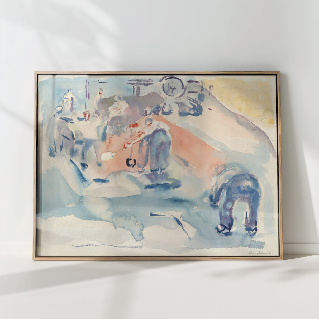 construction work 1919 1920 edvard munch high quality print