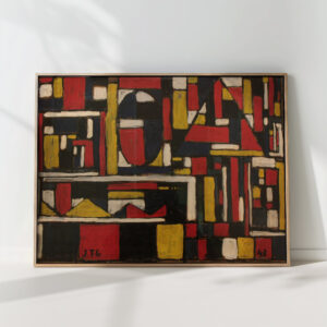 constructive structure with geometric forms 1943 joaquin torres garcia high quality print