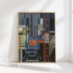 constructivist stage design 1927 alexandra exter high quality print