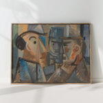 conversation 1935 zygmunt waliszewski high quality print