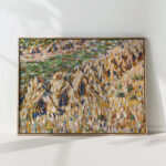 corn poppies in a cornfield 1907 christian rohlfs high quality print