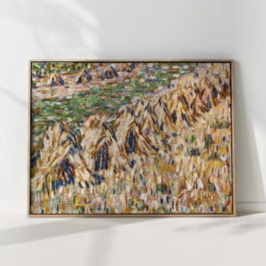 corn poppies in a cornfield 1907 christian rohlfs high quality print