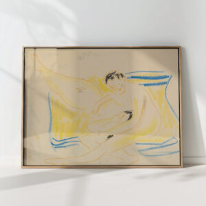 couple circa 1908 ernst ludwig kirchner high quality print