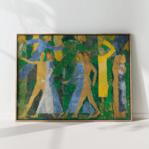 couples in the forest ii august babberger high quality print