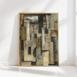 courtyards of tenement houses 1920 arnold topp high quality print