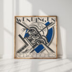 cover design for wendingen 1931 mommie schwarz high quality print