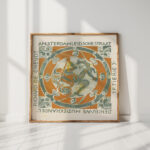 cover of music piece t koningskind 1909 carel adolph lion cachet high quality print