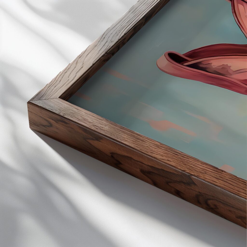 cowgirl 0006 3x4 close up dark wood mockup