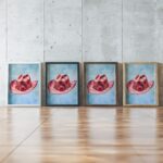 cowgirl 0009 3x4 framed posters mockup