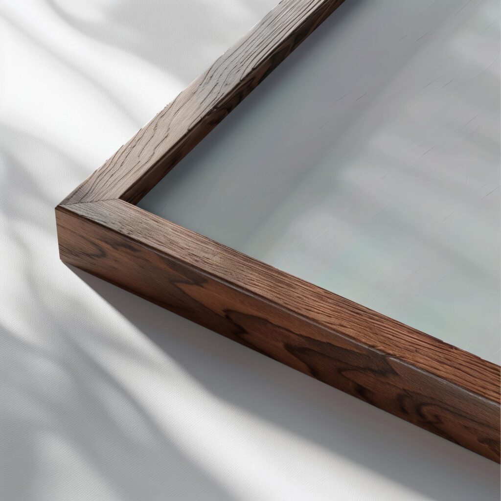 cowgirl 0011 3x4 close up dark wood mockup