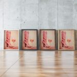 cowgirl 0012 3x4 framed posters mockup