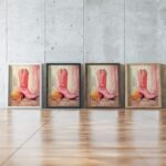 cowgirl 0013 3x4 framed posters mockup