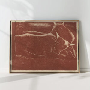 cows 1936 mikulas galanda high quality print