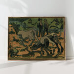 cows in spring ernst ludwig kirchner high quality print