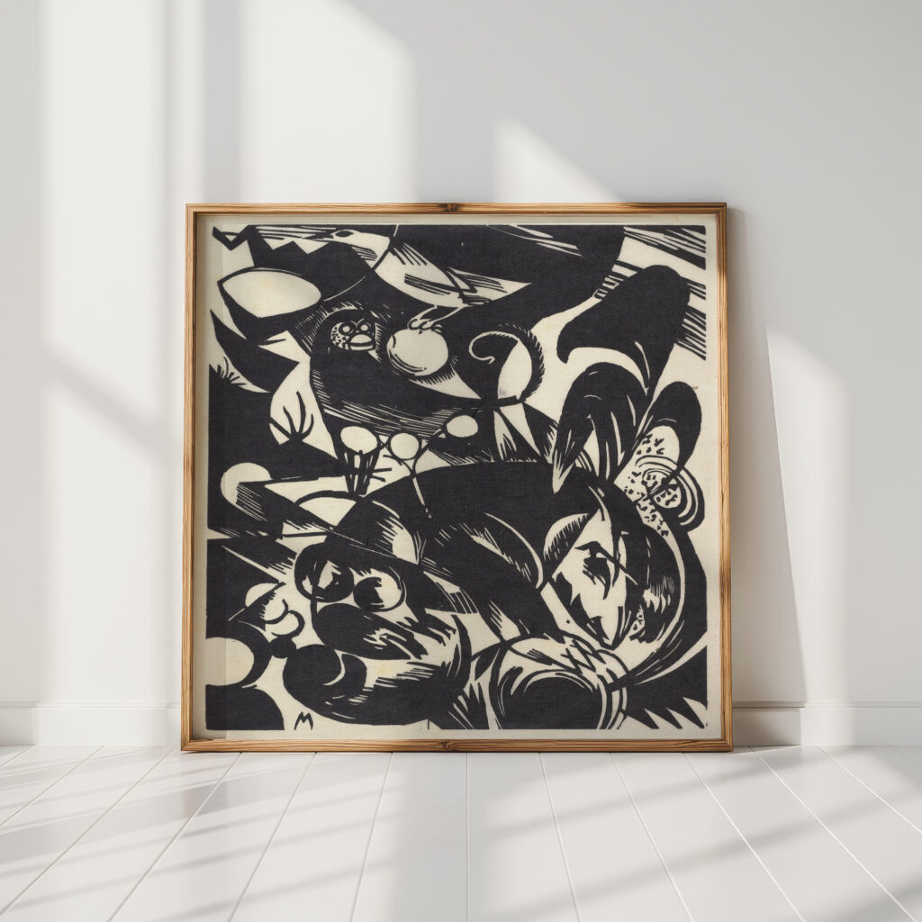 creation i creation story i 1914 franz marc high quality print