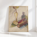 cubist still life 1915 zygmunt waliszewski high quality print