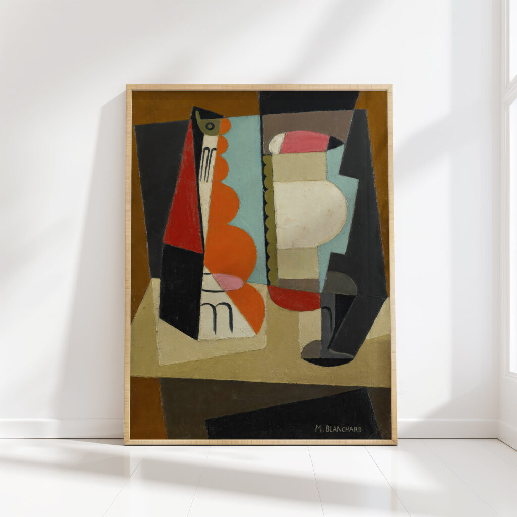 cubist still life 1917 maria blanchard high quality print