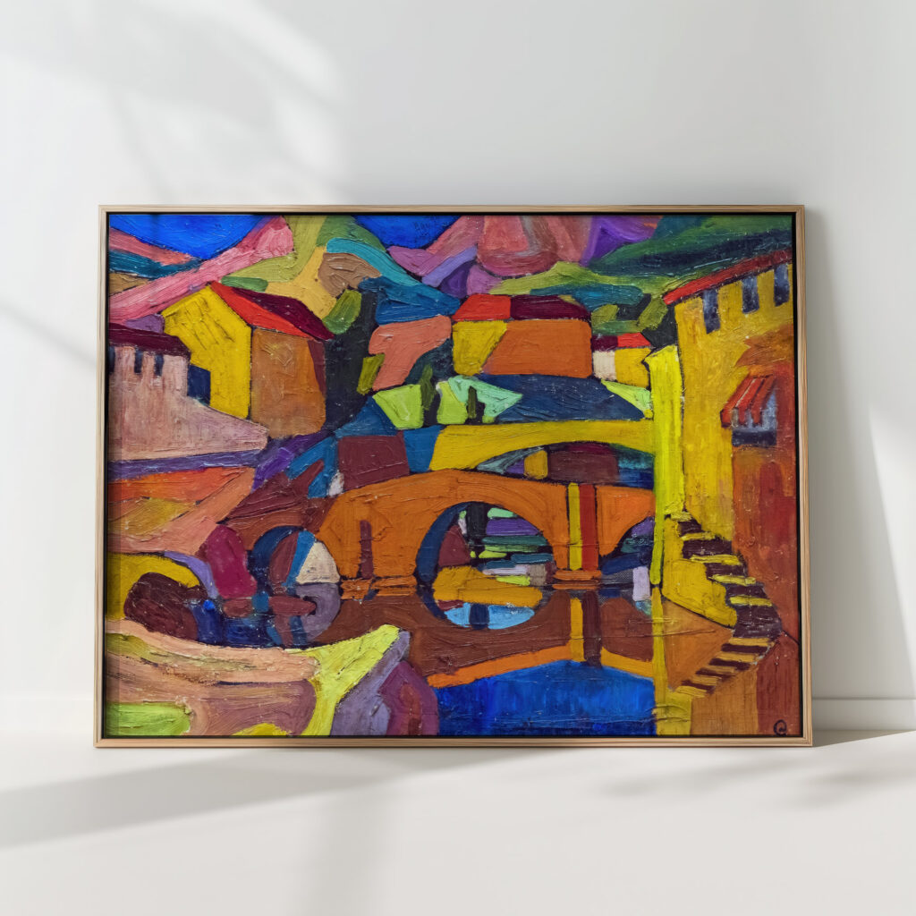 cubist village 1910 georges gaudion high quality print