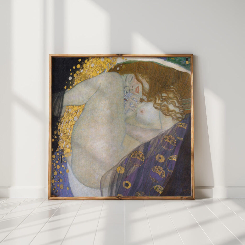 danae 1907 gustav klimt high quality print