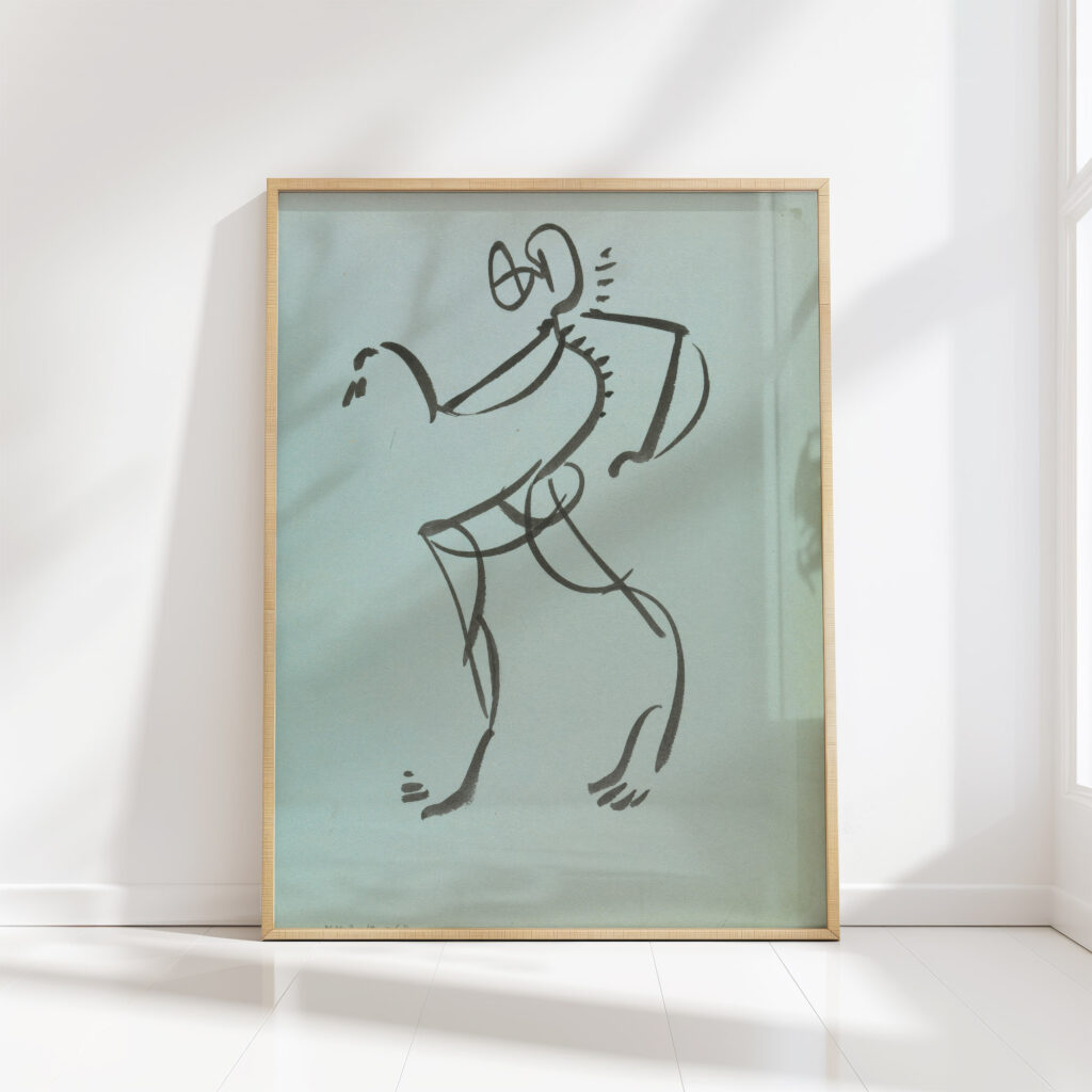 dancing figure 1910 1915 1 henri gaudier brzeska high quality print