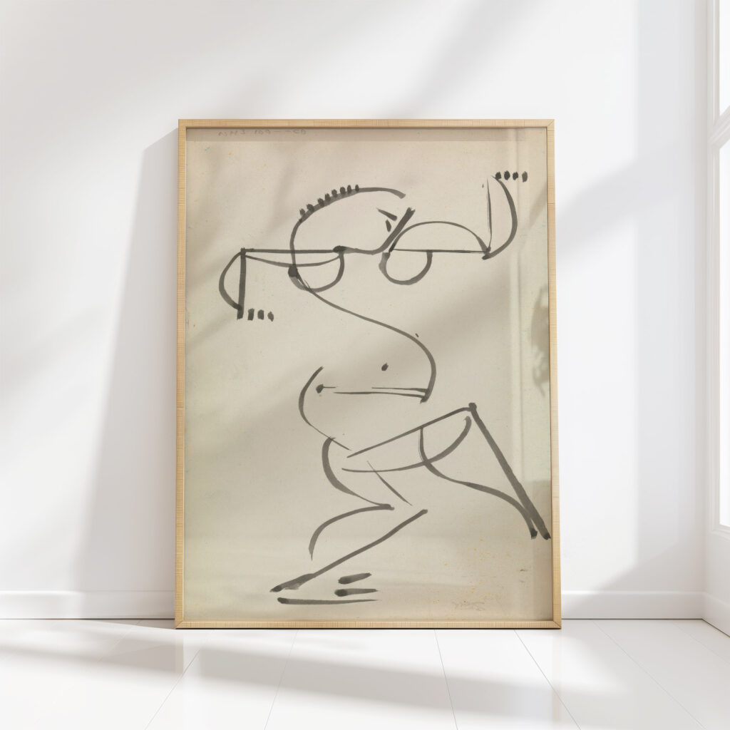 dancing figure 1910 1915 2 henri gaudier brzeska high quality print