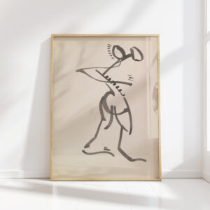 dancing figure 1910 1915 6 henri gaudier brzeska high quality print