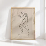 dancing figure 1910 1915 9 henri gaudier brzeska high quality print