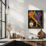 dancing girls in colourful rays 1932 1937 Ernst Ludwig Kirchner 6 mockup