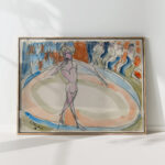 dancing woman at the cabaret ca 1913 ernst ludwig kirchner high quality print