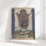 dancing women figure above a landscape 1891 leo gestel high quality print