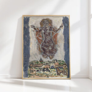 dancing women figure above a landscape 1891 leo gestel high quality print