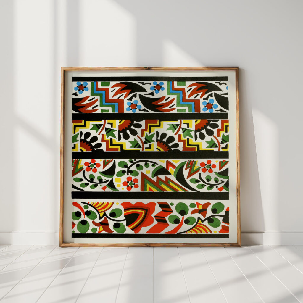 decorative art forms for the flat surface pl 16 1920 christian stoll high quality print