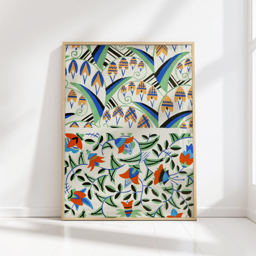 decorative art forms for the flat surface pl 21 1920 christian stoll high quality print