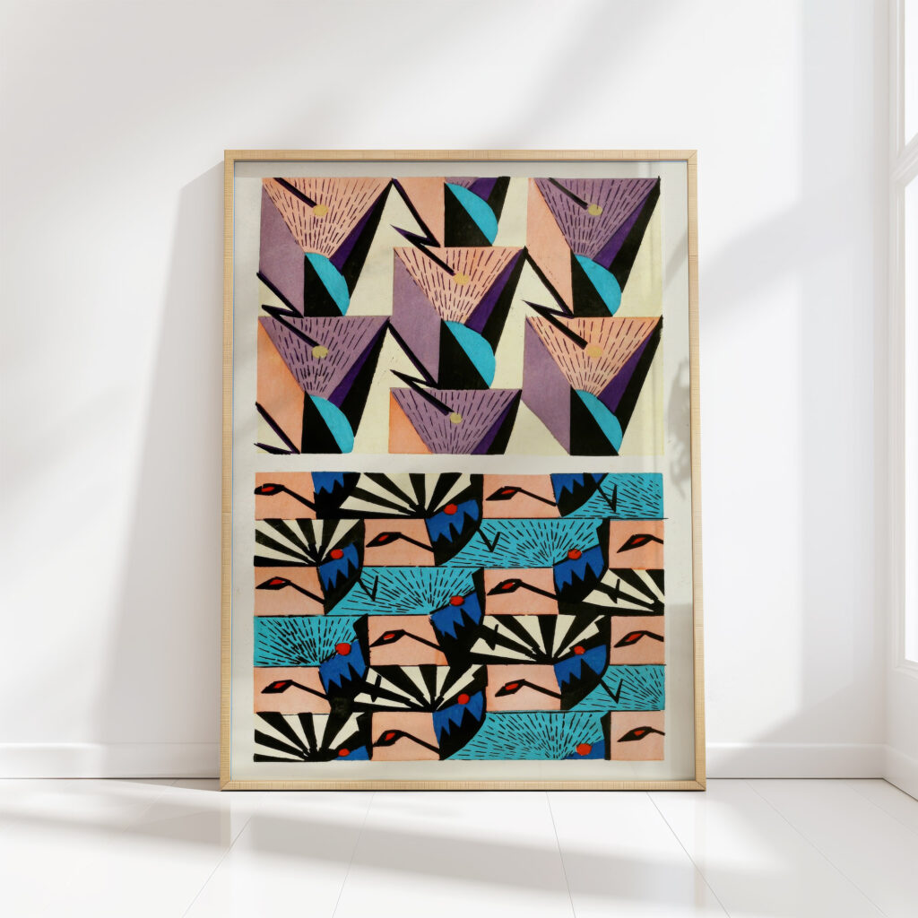 decorative art forms for the flat surface pl 23 1920 christian stoll high quality print
