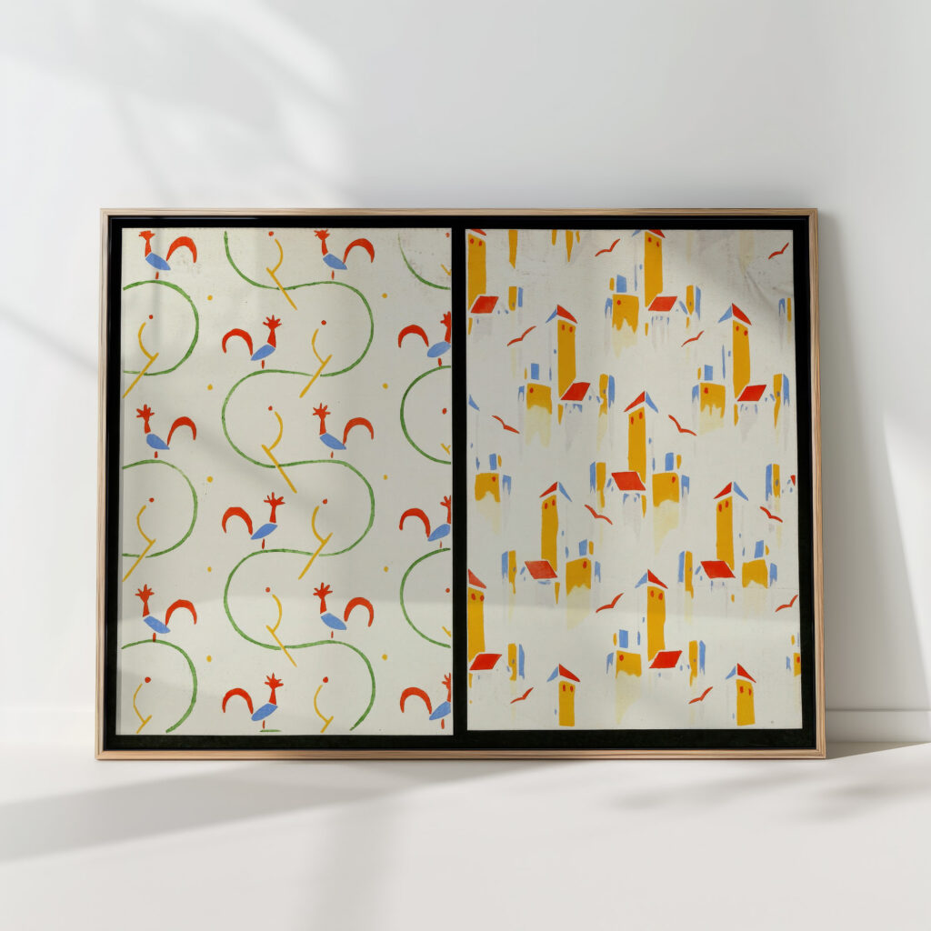 decorative art forms for the flat surface pl 25 1920 christian stoll high quality print