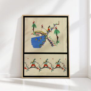 decorative art forms for the flat surface pl 32 1920 christian stoll high quality print