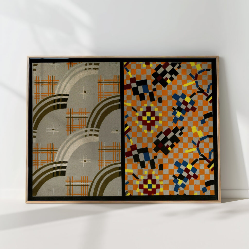 decorative art forms for the flat surface pl 34 1920 christian stoll high quality print