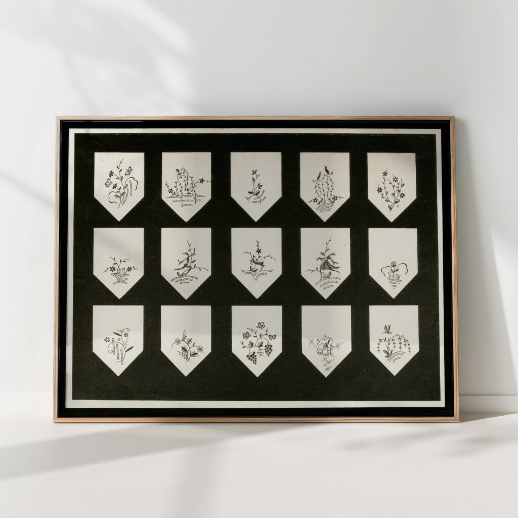 decorative art forms for the flat surface pl 46 1920 christian stoll high quality print