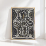 decorative design 10 1874 carel adolph lion cachet high quality print