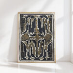 decorative design 12 1874 carel adolph lion cachet high quality print