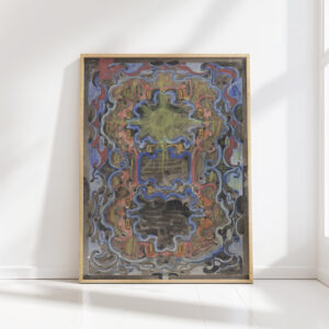 decorative design 2 1874 carel adolph lion cachet high quality print