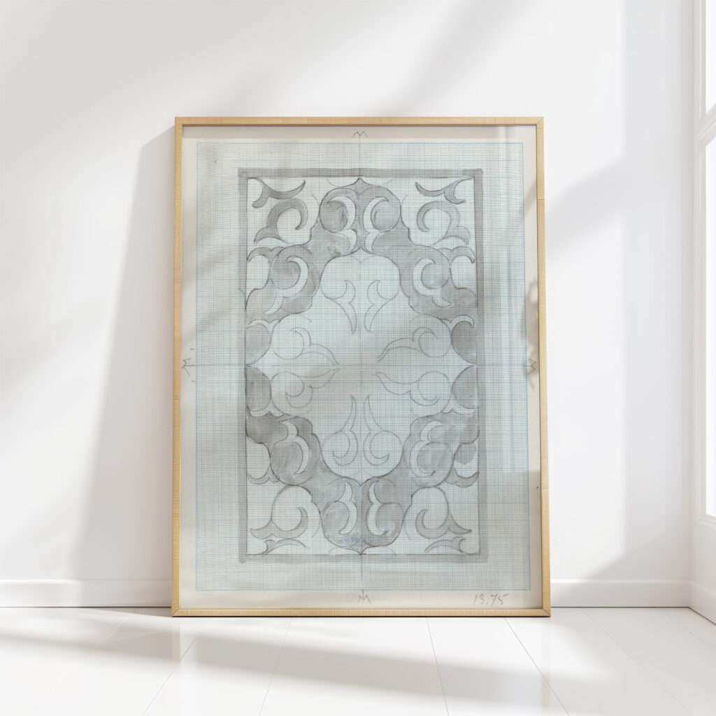 decorative design 4 1874 carel adolph lion cachet high quality print