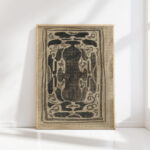 decorative design 6 1874 carel adolph lion cachet high quality print