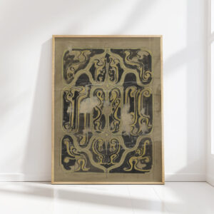 decorative design 7 1874 carel adolph lion cachet high quality print