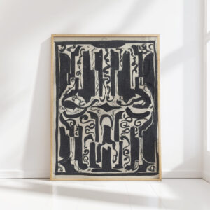 decorative design 9 1874 carel adolph lion cachet high quality print