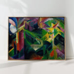 deer in the monastery garden 1912 franz marc high quality print